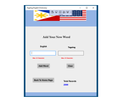 Tagalog/English Dictionary