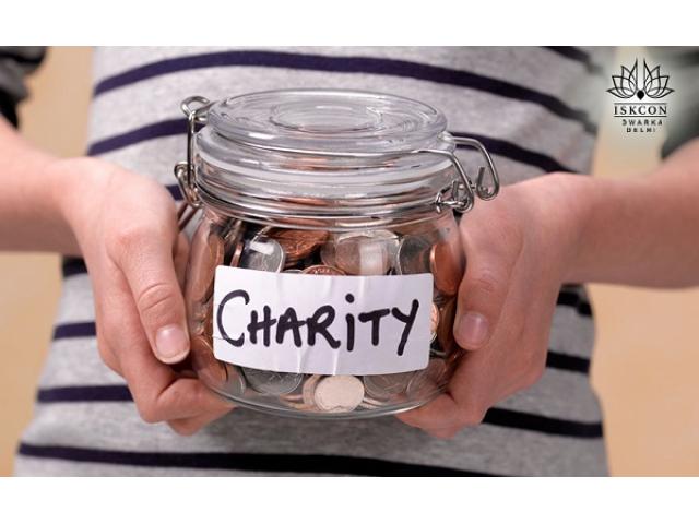 Donate money to charity and make your contribution Iskcon