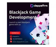Customized Blackjack Game Development services by Dappsfirm