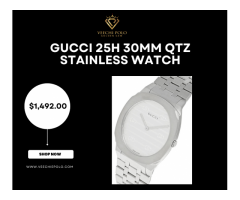 Gucci 25h 30mm Qtz Stainless Watch