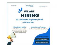 Urgent Lead Sr. Software Engineer Jobs Vacancy. Apply Now!