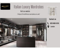 Italian Luxury Wardrobes: Multilines Raumplus in London