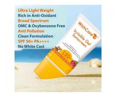 WishCare Invisible Gel sunscreen | Sunscreen SPF50  Rs.495.00 INR