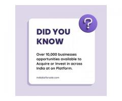 10,000 Business to Buy Investment Opportunities on IndiaBiz