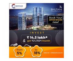 Bhutani cyberthum Offered Commerical Office Space in Sector 140A Noida