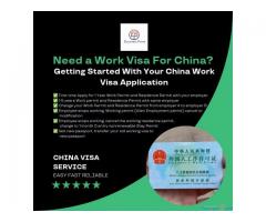 How do foreigners apply for a work visa in Shanghai