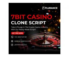 Get our 7bit casino clone script to dominate casino industry