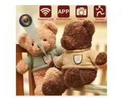 Bear Plush Cam 1080P HD Mini Camera WIFI Toy Muppet Camera Motion Detection Remote View Home Securit