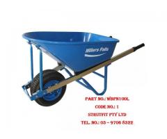7 cu ft (250kg) H/Duty Steel Wheelbarrow Part No.: WBPN100L Code No.: 1
