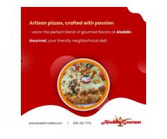 Artisan pizzas, crafted with passion