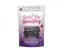Bake Me Healthy Gluten Free Dark Chocolate Brownie Mix - Vegan Brownie - Free From Top 9 Allergens -