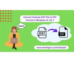 EmailsGuru OST to PST Converter