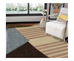 Hand Tufted Wool Area Rug, Modern Design for Living Room, Bedroom, and Hallway, High-Quality Carpet
