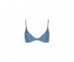 LUCY SCOOP BIKINI TOP CENDRE