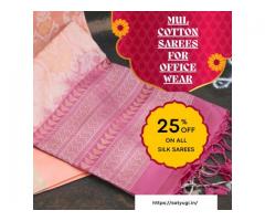 Pure Mul Cotton Sarees Online Beauty in Every Drape