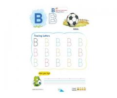 Alphabet Glee English Cursive Writing Capital Letters Book for Kids