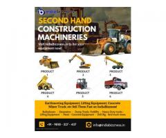 Sell Second Hand Construction machinery and Equipment at IndiaBizzness Portal