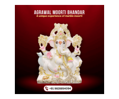 Buy Exquisite Ganesh Marble Statues at Best Prices