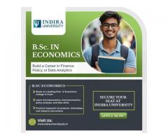 B.Sc. in Economics Admission Process Course Details at Indira University