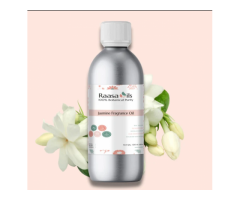 Raasa Oils 100% Pure Jasmine Fragrance Oil: Floral, Soothing & Elegant Aroma