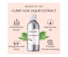 Curry Leaf Liquid Extract for Cosmetic & Beauty Products | Raasa Oils