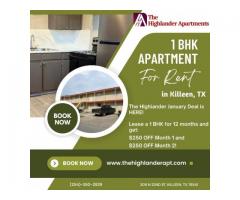 1 Bedroom Flats with Utilities Included in Killeen, TX
