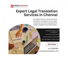 Expert Legal Translation Services in Chennai for Students Businesses