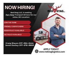 Part Time Transport Drivers - Julian, NC