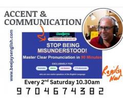 Beejay,s American Accent MasterClassfor S/W Professionals and AI StartupEntrepreneurs