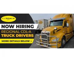 Regional CDL-A Driver - Earn $70,000 - $90,000+/Year - Home Weekends