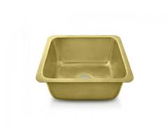 Thompson Traders 1715hpb Brass Finish Kitchen Sinks: Made from solid and uncoated brass