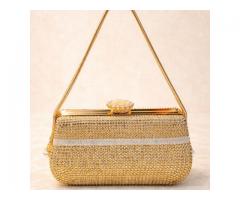 Gold Clutch Bags for Women Buy Gold Clutch Online for Wedding Party