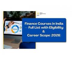 Finance Courses in India Full List with Eligibility Career Scope (2026)