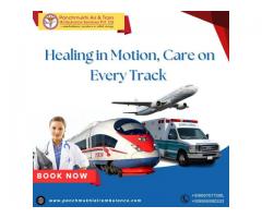 Panchmukhi Air and Train Ambulance Services in Hyderabad Arranges for the Transport of Patients from