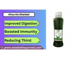 Khus Sharbat | Swadeshi Ayurved