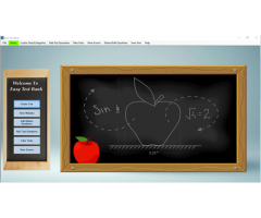Test/Quiz creation Software "Easy Test Bank"