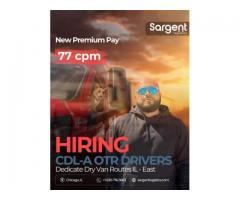 CDL-A Driver 77 CPM Dedicated Dry Van Lanes $2400+ a week (Atlanta, GA)