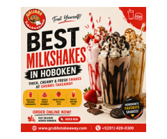 Best Milkshakes in Hoboken Thick, Creamy Fresh Shakes at Grubbs Takeaway