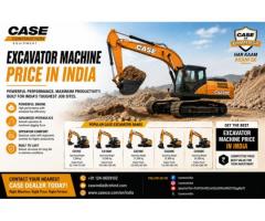 CASE Construction Equipment Get the Best Excavator Machine Price in India